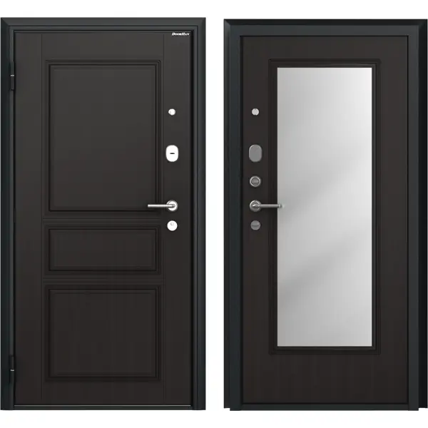 Дверь входная металлическая Премиум New 88x205 см левая венге дверь входная металлическая оптим 88x205 см левая венге