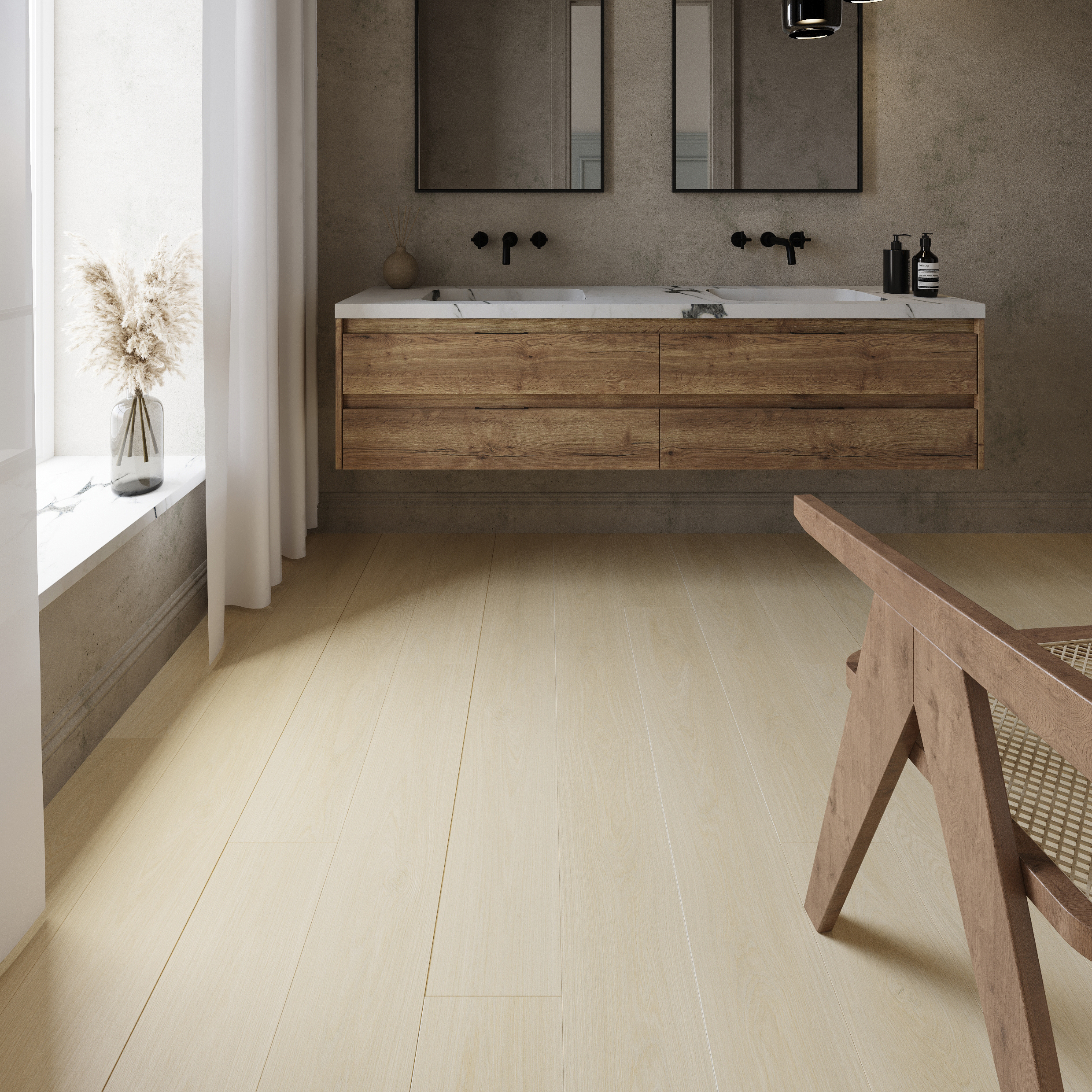 SPC плитка AlixFloor Natural Line Дуб натуральный светлый 43 класс толщина  5 мм 2.009, м², цена за упаковку цена за упаковку ✳️ купить по цене 4922.05  ₽/шт. в Москве с доставкой в интернет-магазине Леруа Мерлен