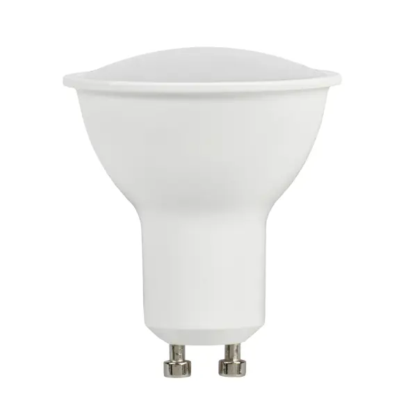 Лампа светодиодная Lexman GU10 220 В 5.5 Вт спот 500 лм нейтральный белый цвет света светодиодная снежинка ø0 8м тепло белая дюралайт на металлическом каркасе ip54 lc 13056