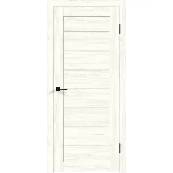 Дверь межкомнатная глухая с замком и петлями в комплекте Кельн 60x200 см HardFlex цвет сосна арктическая
