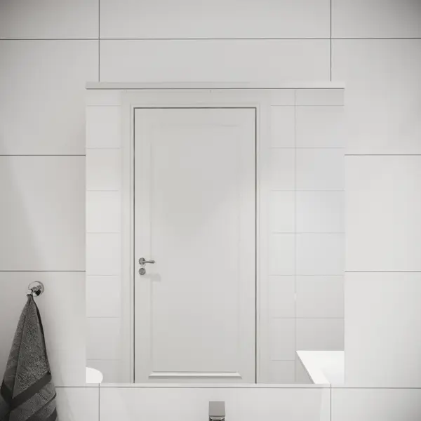 фото Шкаф зеркальный подвесной «руан» 60x70 см без бренда