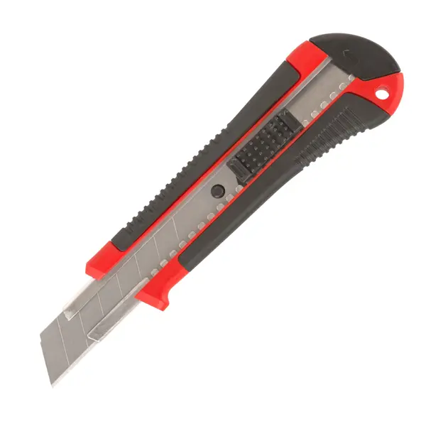 Нож строительный Курс Тренд 10174 пластиковый корпус сегментное лезвие 18 мм нож строительный вихрь стальной корпус 18 мм