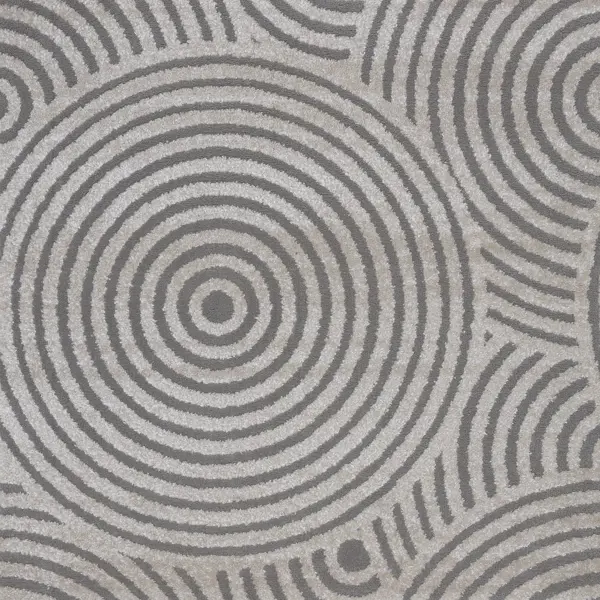 Ковровое покрытие «Фризе Тач Круги» 4 м, цвет бежевый круги по методике луллия