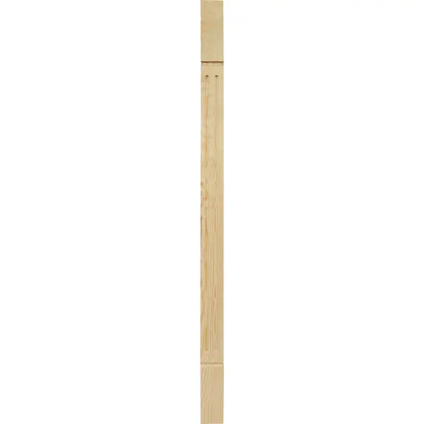 Балясина цельная прямая хвоя сорт Экстра Римская 900x50x50 мм деревянная панель сращенная 11x90x1500 мм хвоя сорт экстра прямая