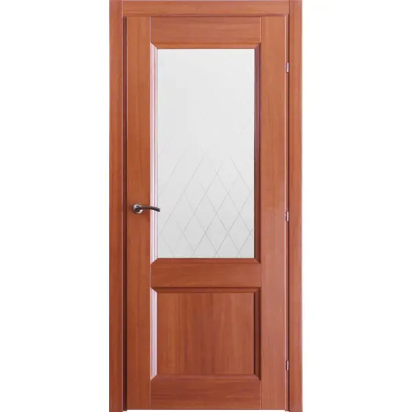 Дверь межкомнатная Танганика остеклённая CPL ламинация 60x200 см (с замком) дверь для сауны с магнитным замком 1890x690 мм веники