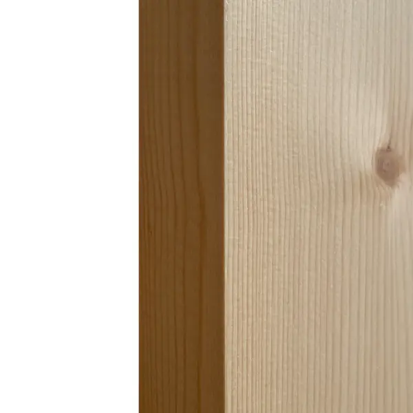 фото Дверь межкомнатная 2 филёнки глухая массив дерева цвет натуральный 70х200 см марио риоли