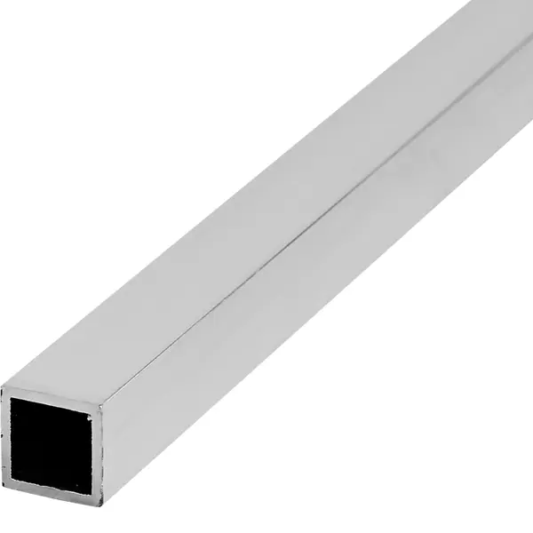 Профиль квадратный 10x10x1x2000 мм, алюминий, цвет серый профиль алюминиевый угловой квадратный серебро cab281