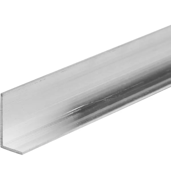 L-профиль с неравными сторонами 20x10x1.2x2700 мм, алюминий, цвет серый крючок шубный металлический серый