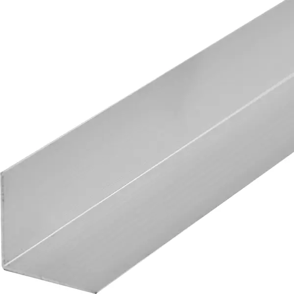 L-профиль с равными сторонами 20x20x1x2700 мм, алюминий, цвет серебро труба 6х1х2000 мм алюминий серебро