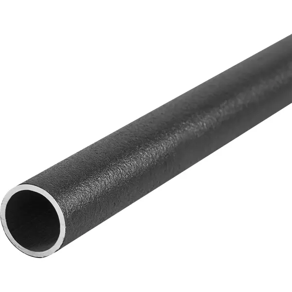 Труба круглая 16x1x1000 мм алюминий цвет черный труба для проводов topex