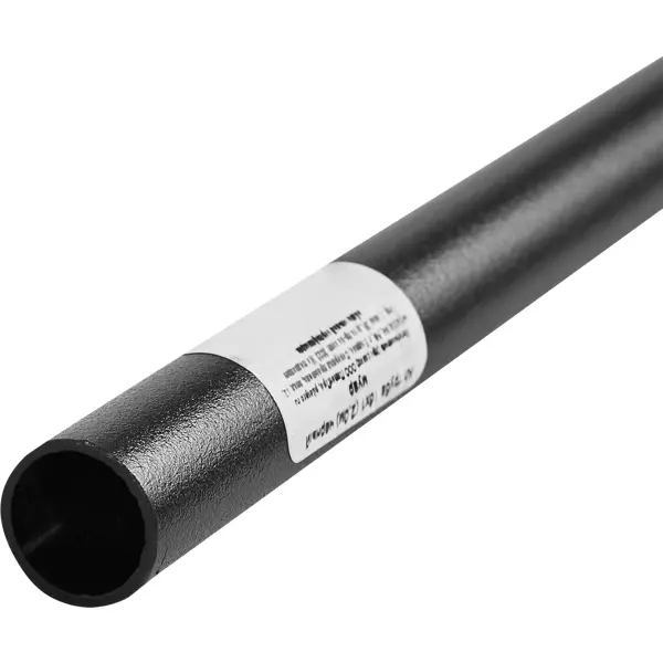 Трубка круглая 16x1x2000 мм, алюминий, цвет черный форма для запекания алюминий 6 шт 8 6х8 6 см круглая grifon 500 033