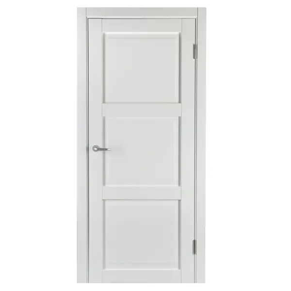 Дверь межкомнатная Адажио глухая Hardfleх ламинация цвет белый 60x200 см (с замком и петлями) дверь межкомнатная адажио глухая hardfleх ламинация белый 90x200 см с замком и петлями