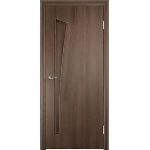 фото Дверь межкомнатная белеза глухая финиш-бумага ламинация цвет дуб тёрнер коричневый 80x200 см verda