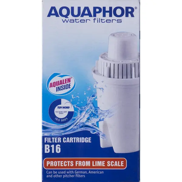 Кассета для кувшина Аквафор В100-16, для воды средней жесткости кассета для кувшина аквафор в100 5 3 шт защита от бактерий