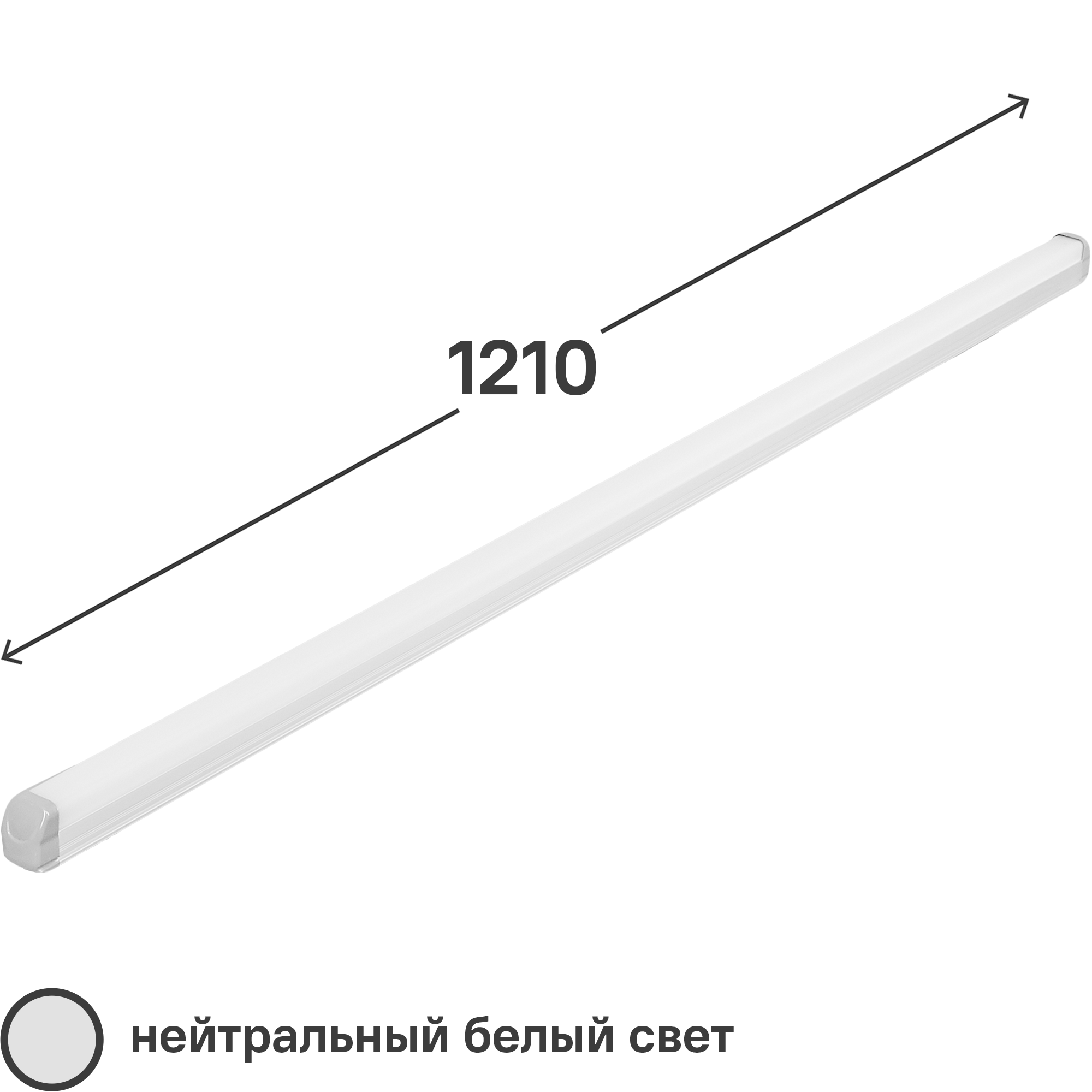 Светильник светодиодный накладной ТМ Volpe ULO-Q141 AL120-36W/NW SILVER