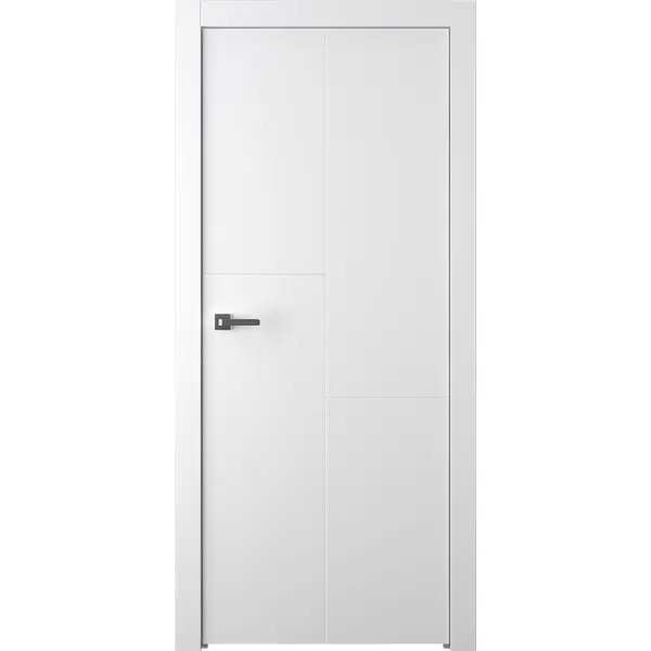 Дверь межкомнатная Лацио 1 глухая эмаль цвет белый 70x200 см комплект шумоизоляции belbagno