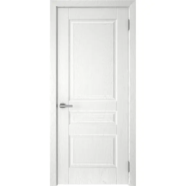 Дверь межкомнатная глухая с замком и петлями в комплекте Скин 1 60x200 см ПВХ цвет белый дверь межкомнатная глухая с замком и петлями в комплекте ларго 4 60x200 см эмаль белый