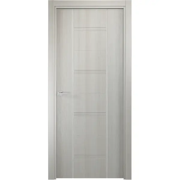Дверь межкомнатная глухая без замка и петель в комплекте Виктория 200x70 см финиш-бумага цвет перламутровый