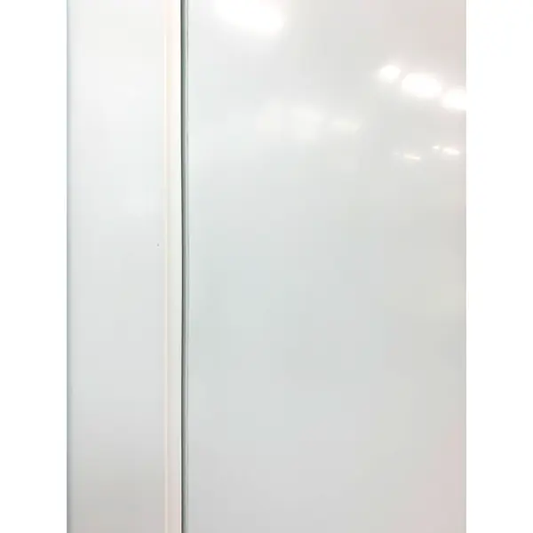 фото Блок дверной капель глухой пвх белый 80х200 см (с замком и петлями) без бренда
