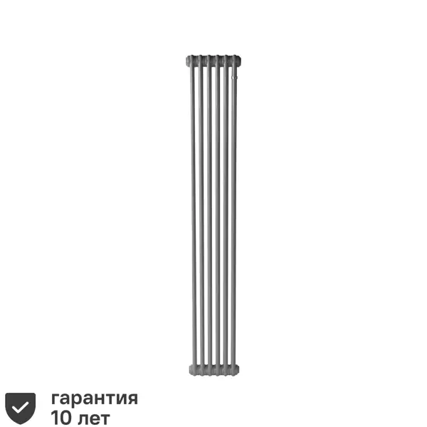 фото Радиатор irsap tesi 21800 трубчатый 1735/65 6 секций боковое подключение сталь двухсторонний цвет серый