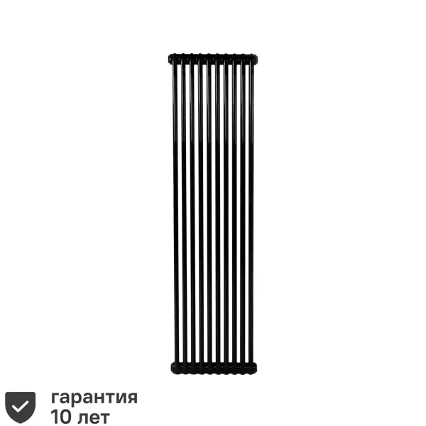 фото Радиатор irsap tesi трубчатый 1735 10 секций боковое подключение сталь двусторонний цвет черный