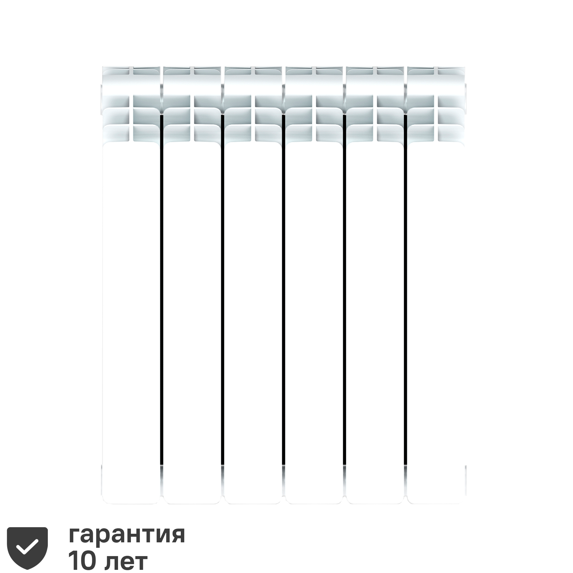 Радиатор Rifar Base 500/100 биметалл 6 секций нижнее подключение цвет белый  ✳️ купить по цене 7711 ₽/шт. в Москве с доставкой в интернет-магазине ...
