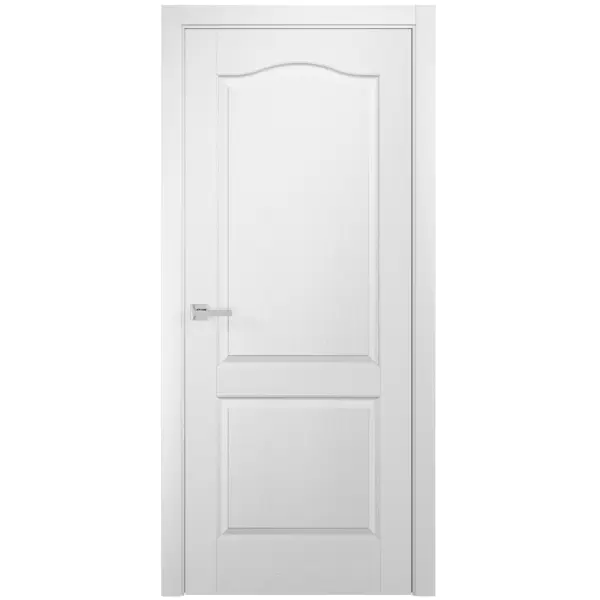 Дверь межкомнатная глухая без замка и петель в комплекте Палитра 200x80 см финиш-бумага цвет белый