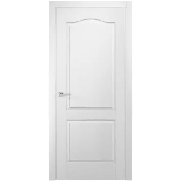 Дверь межкомнатная глухая без замка и петель в комплекте Палитра 200x90 см финиш-бумага цвет белый глухая дверь везувий