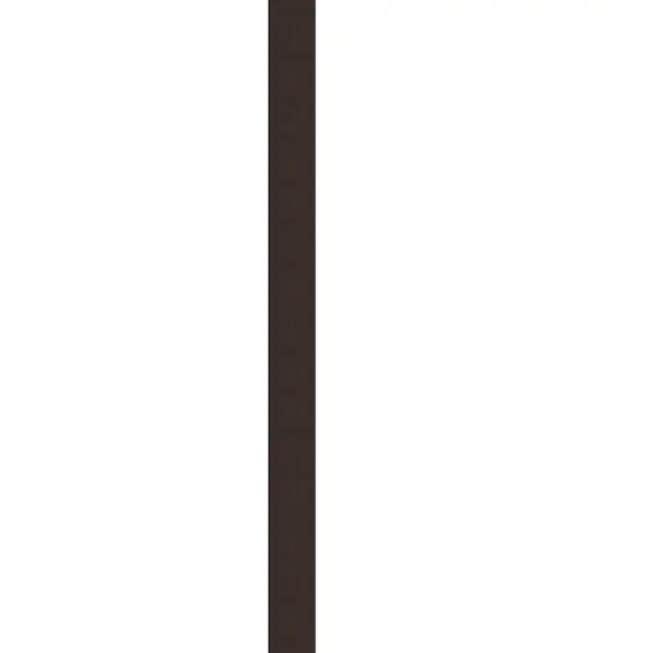 фото Плинтус напольный мдф «венге» прямой высота 80 мм длина 2.05 м кронопрофиль