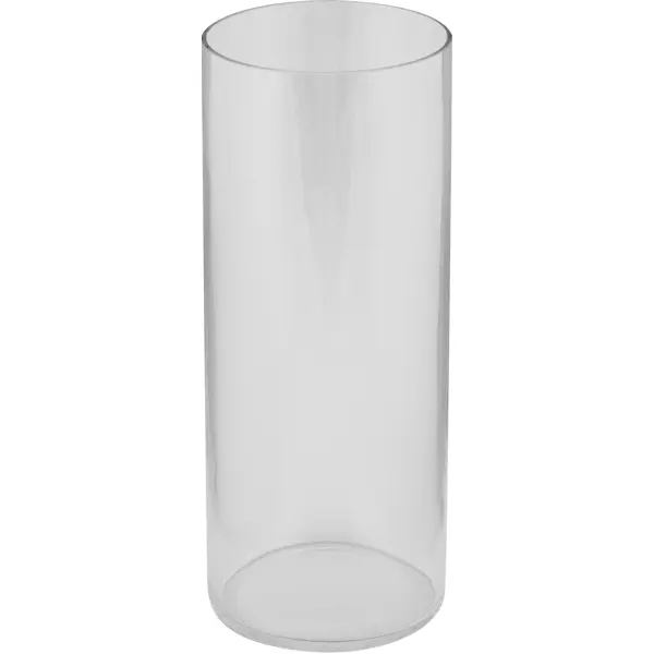 Ваза Цилиндр стекло цвет прозрачный 25 см декоративная стеклянная ваза подсвечник 11×11×16 5 см розовый с золотым напылением