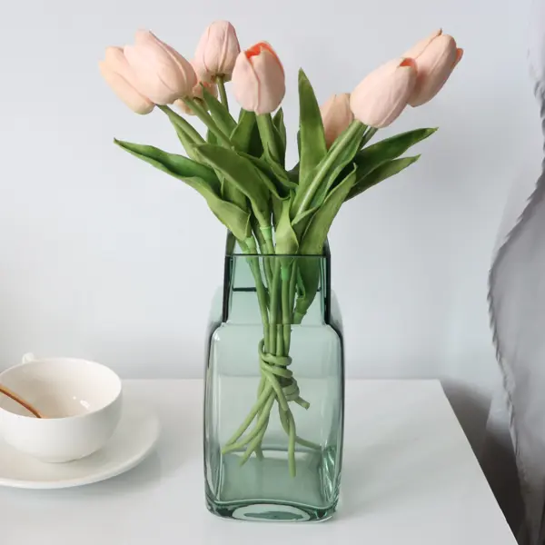 Ваза Margaret стекло прозрачно-зеленая 19 см ваза rose стекло прозрачно зеленая 19 5 см