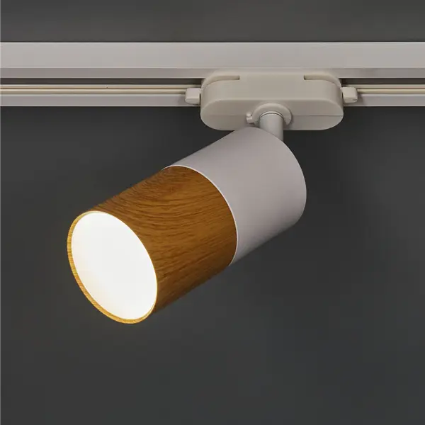 Светильник трековый Inspire 1 лампа GU10 цилиндр цвет белый средняя заглушка для сварочных горелок сварог