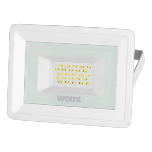 фото Прожектор светодиодный уличный smd wolta wfl-20w/08w 20 вт 5700 к нейтральный белый свет
