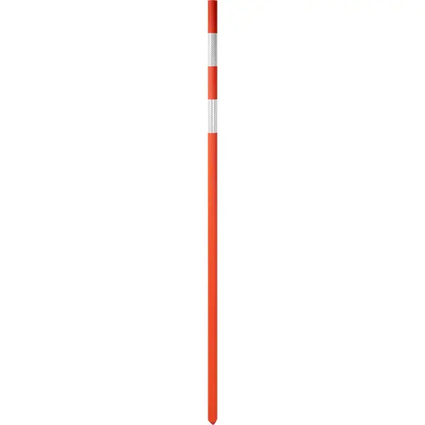 Веха сигнальная 25 мм x 1.2 м цвет оранжевый лампа сигнальная лс 101 на din рейку 1p красн led dekraft 18002dek