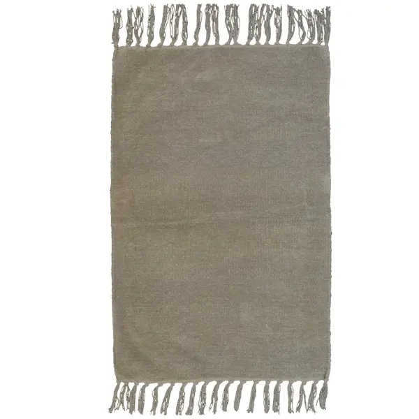 Коврик декоративный хлопок Inspire Manoa 50x80 см цвет серый коврик inspire layan grey 45x75 см полипропилен серый