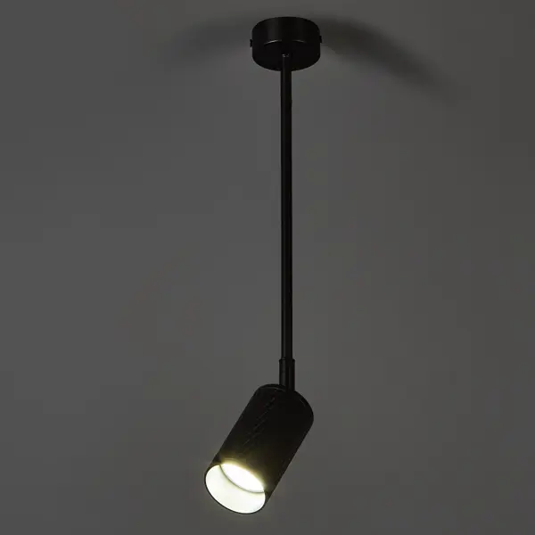 Светильник настенно-потолочный Эра OL45 1 лампа 2 м² цвет черный cветильник настенно потолочный под лампу gu10 черный ml233 luna