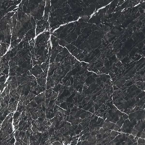 фото Глазурованный керамогранит grasaro super marble g-2993/mr/600x600x9/s1, 60x60 см 1.8 м² матовый цвет черный без бренда