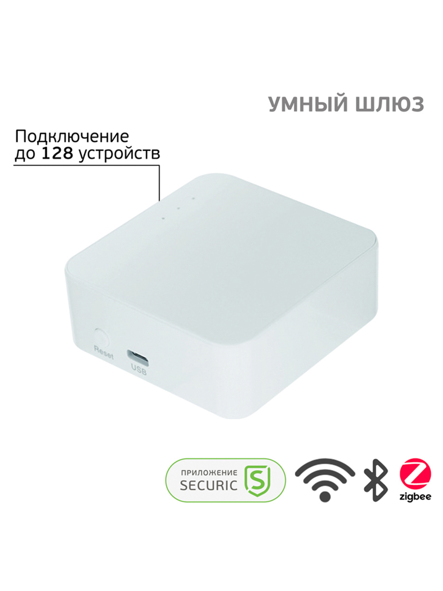 Умный Wi-Fi/Zigbee/Bluetooth шлюз Securic ✳️ купить по цене 3979 ₽/шт. в  Ульяновске с доставкой в интернет-магазине Леруа Мерлен