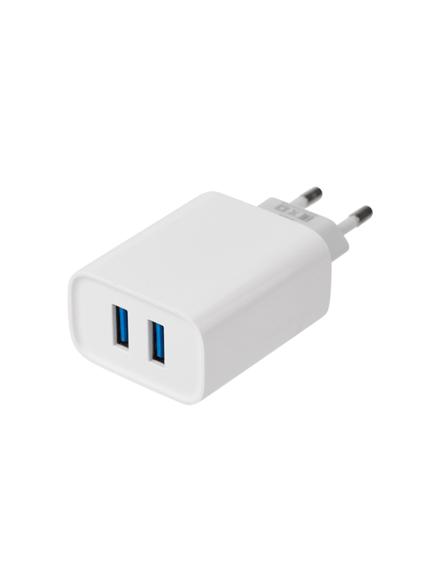 Зарядное устройство сетевое Rexant для iPhone/iPad 2 USB 5 В 2.4 A цвет  белый по цене 441 ₽/шт. купить в Саратове в интернет-магазине Леруа Мерлен