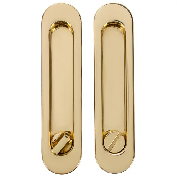 Ручка для раздвижных дверей с механизмом SH011-BK GP-2, цвет золото торцевой захват для раздвижных дверей renz