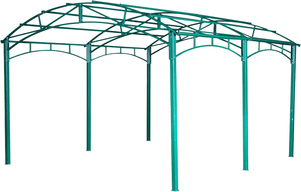 Навесы из профильной трубы 6х6 в Краснодаре | Цена навеса из профильной трубы 6х6