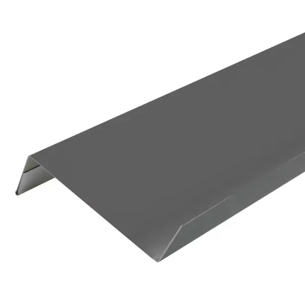 Отлив стальной 2000x55мм серый металлический отлив профметстиль
