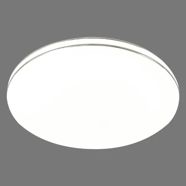 фото Светильник настенно-потолочный светодиодный leka 2051/cl, 14 м², белый свет, цвет белый сонекс