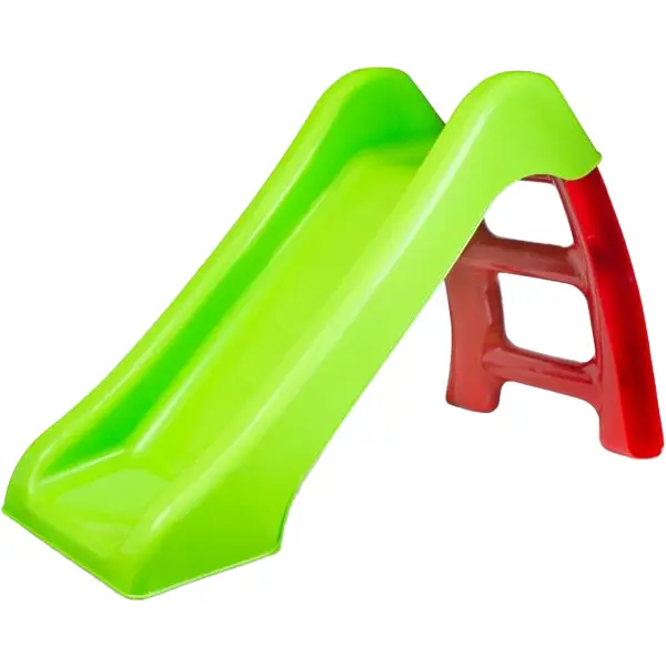 Горка детская пластик красный/зеленый до 30 кг песочница детская 96х72 см пластик жёлтый