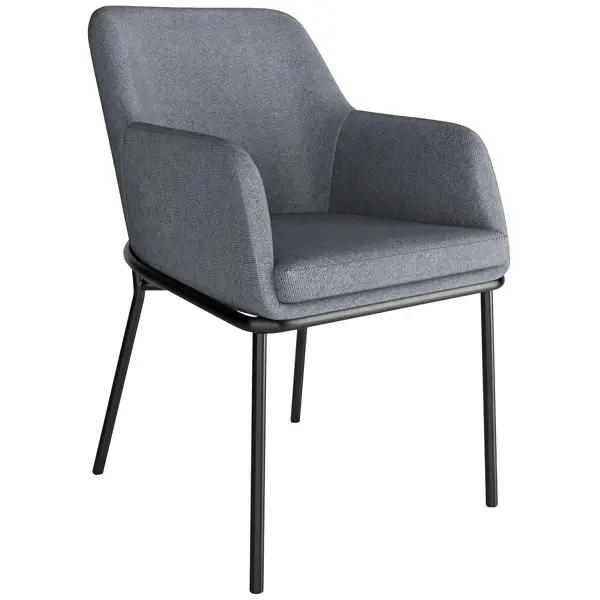 Кресло Бони 62x80x50 см цвет темно-серый