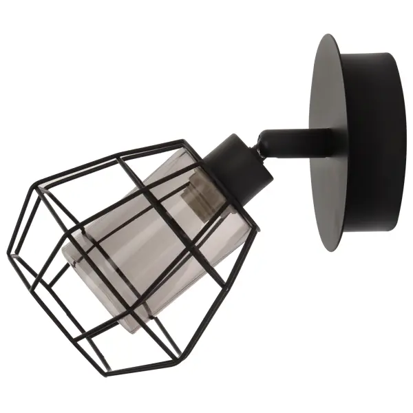 Спот поворотный Inspire Baron 1 лампа 9 м² цвет чёрный подсветка для зеркала светодиодная влагозащищенная inspire revol 6 м² нейтральный белый свет чёрный