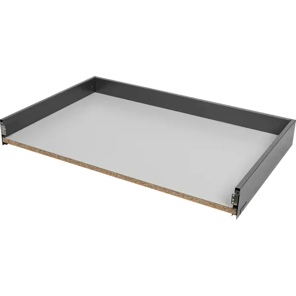 Выдвижной ящик для шкафа 80x10.4x50 см сталь/ЛДСП антрацит ящик полимербыт артлайн 460x345x245 мм полипропилен серый