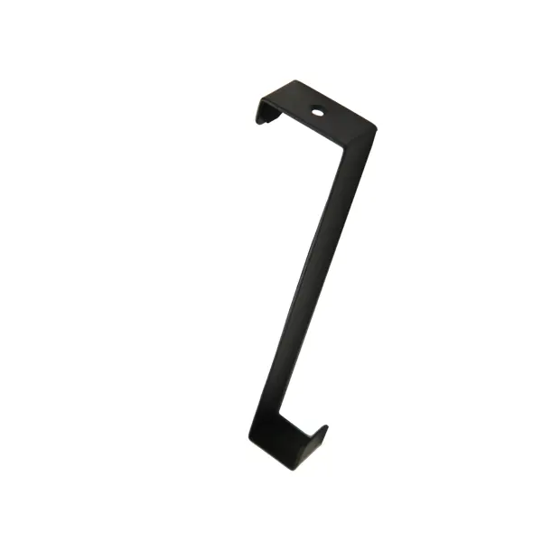 Крючок на дверь Basic 2.5x18 см цвет черный лопатка кулинарная marmiton basic силиконовая 19x4 5 см