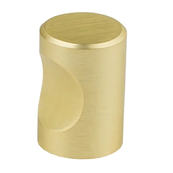 Ручка-кнопка мебельная Kerron 15x22 мм, цвет матовое золото ручка кнопка мебельная 6301 30x100 мм золото