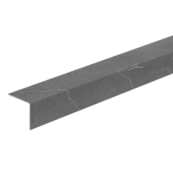 Угол ПВХ 20x20x2700 мм цвет мрамор темно-серый монтажный клей для ванных и пластика titebond